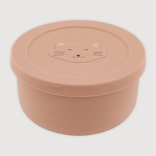 Mrs. Cat Silicone Snack Box with Lid