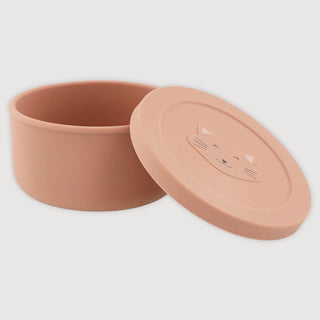 Mrs. Cat Silicone Snack Box with Lid