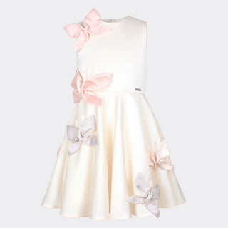 Butterfly Dress with 3D Butterfly Appliqués