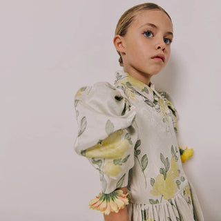 Carousel Dress in Wildflower Meadow Jacquard