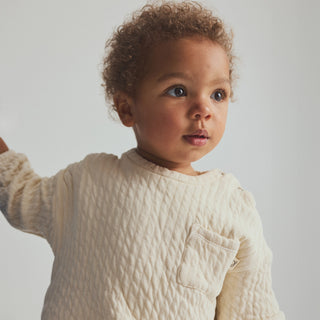 Chipre Quilted Baby Sweatshirt