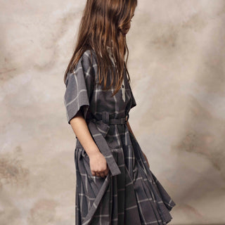 Drop Dress in Grey Square