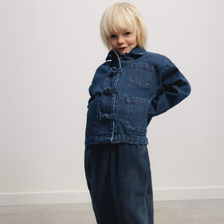 Elio Corduroy Trousers – Black Iris