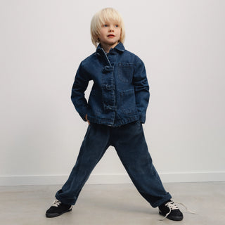 Elio Corduroy Trousers – Black Iris