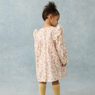 Saralou Floral Baby Dress – Cream