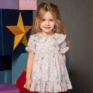 Baby Dress with Ruffle Sleeves