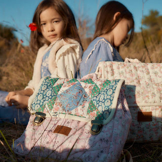 Tiya Schoolbag – Navy Snowfall Patch