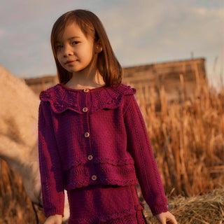Beetroot Josephina Cardigan