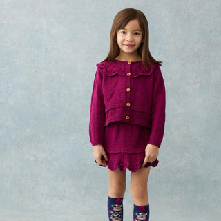 Beetroot Aude Skirt
