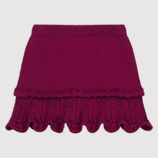 Beetroot Aude Skirt