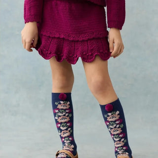 Beetroot Aude Skirt