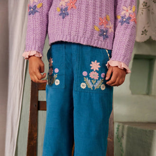 Blue Floralia Pants