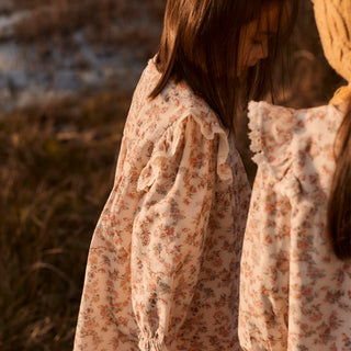 Saralou Floral Dress – Cream