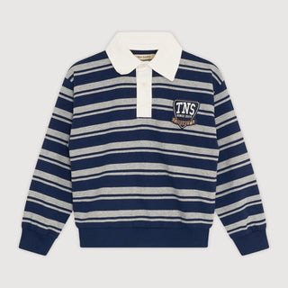 Glowee Polo – Black Iris Stripe