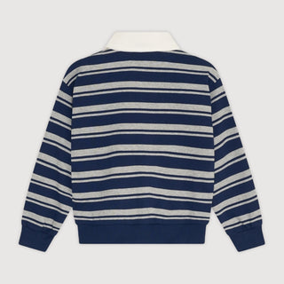 Glowee Polo – Black Iris Stripe