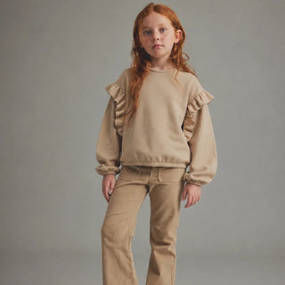 Juno Brushed Ruffle Sweater