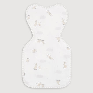 White Cloud Bunnies Swaddle Up