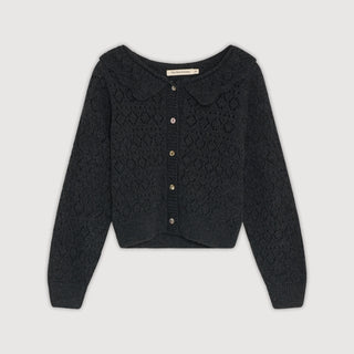 Luma Cardigan – Dark Grey Melange