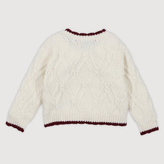 Orla Baby Cardigan – Whisper White