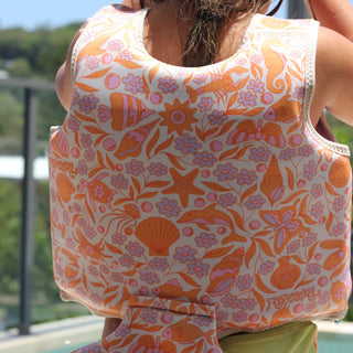 Kids Swim Vest Ocean Magic in Pink 3D
