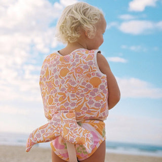 Kids Swim Vest Ocean Magic in Pink 3D