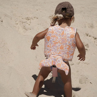 Kids Swim Vest Ocean Magic in Pink 3D