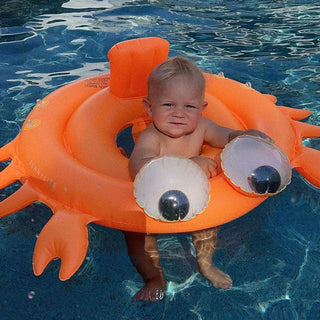 Baby Float Sonny the Sea Creature in Neon Orange