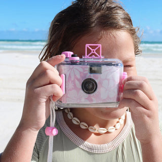 Underwater Camera in Pink Floral