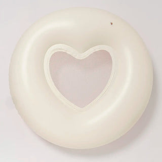 Luxe Tube Pool Ring Stole My Heart in Pink Stripe