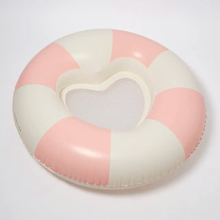 Luxe Tube Pool Ring Stole My Heart in Pink Stripe