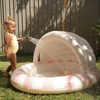 Kids Inflatable Pool Cotton Candy in Cherry Pink