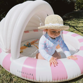 Kids Inflatable Pool Cotton Candy in Cherry Pink