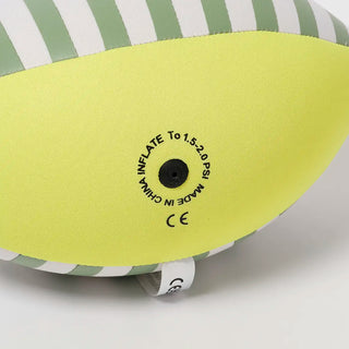 Neoprene Football Tides Out in Citrus