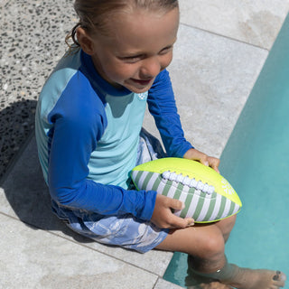 Neoprene Football Tides Out in Citrus