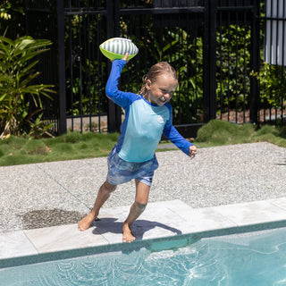 Neoprene Football Tides Out in Citrus