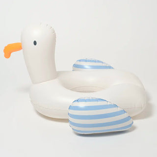 Kids Tube Pool Ring Sammy the Seagull in Blue Stripe