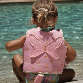 Kids Swim Vest Cotton Candy Cherry