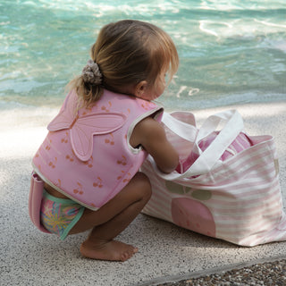 Kids Swim Vest Cotton Candy Cherry