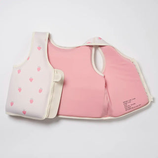 Kids Swim Vest Strawberry Sunshine