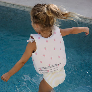 Kids Swim Vest Strawberry Sunshine