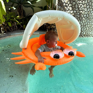 Baby Float Sonny the Sea Creature in Neon Orange