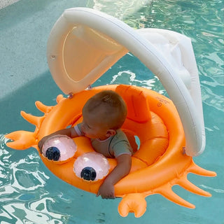 Baby Float Sonny the Sea Creature in Neon Orange