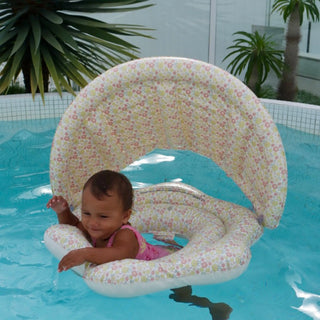 Baby Float Into the Garden in Ditsy Floral