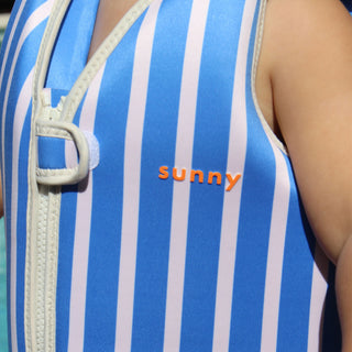 Kids Swim Vest Tino the Tiger in Blue