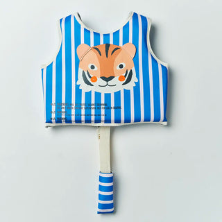 Kids Swim Vest Tino the Tiger in Blue