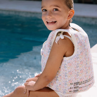Kids Swim Vest Into the Garden in Ditsy Floral