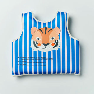 Kids Swim Vest Tino the Tiger in Blue