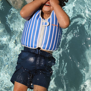 Kids Swim Vest Tino the Tiger in Blue
