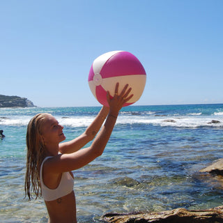 Inflatable Beach Ball Pool Party in Magenta