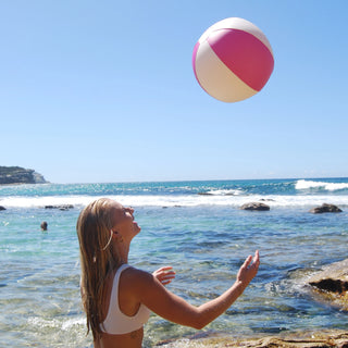 Inflatable Beach Ball Pool Party in Magenta